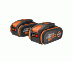 Worx WA3014.2 - Pack de 2 Baterías 20V 4,0Ah con indicador